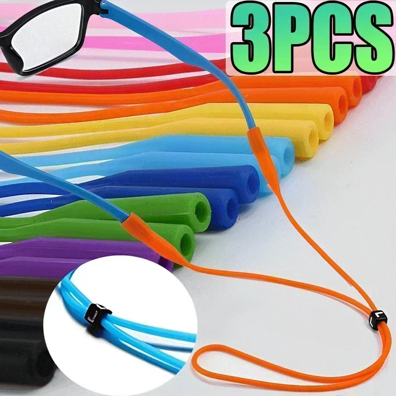 3/1pcs 캔디 컬러 탄성 실리콘 안경 스트랩 선글라 - Sunglass Retainer Cord 리뷰 및 가격