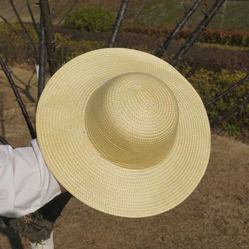 여름용 넓은 챙 밀짚모자, 바람막이 끈, 자외선 차단, - Bucket Hat Straw 리뷰 및 가격