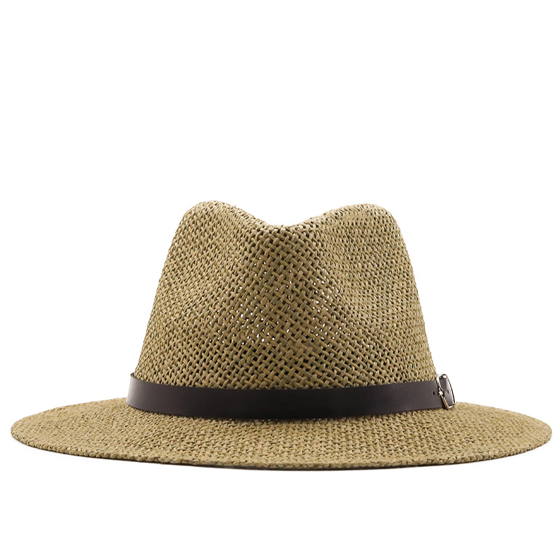 여성용 심플 재즈 파나마 모자, 여름 태양 모자, 솜브 - Bucket Hat Straw 리뷰 및 가격
